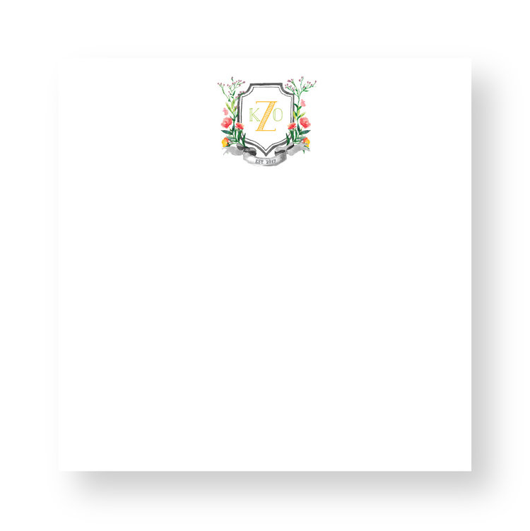 Haute Papier Couture Crest Notepad, CR-7