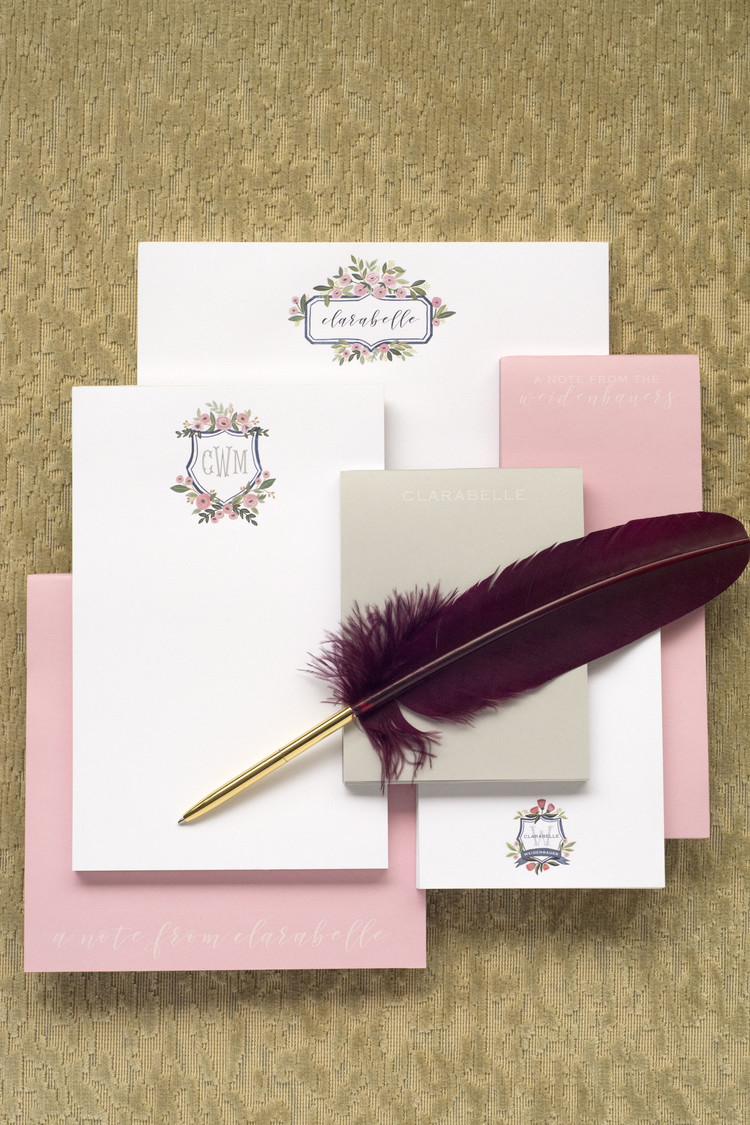 Haute Papier Couture Crest Notepad, CR-8