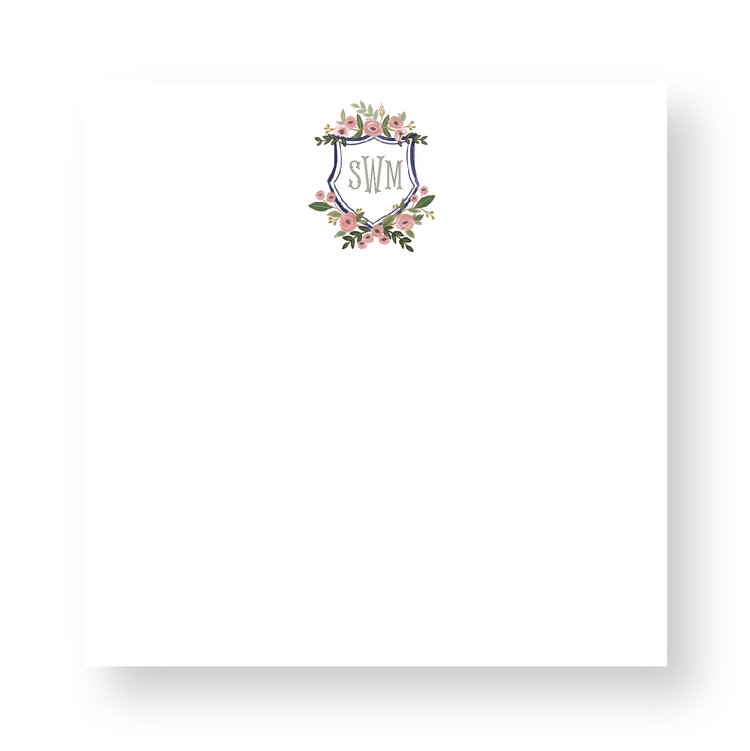 Haute Papier Couture Crest Notepad, CR-8
