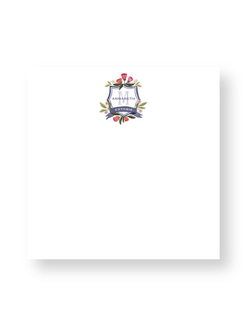 Haute Papier Couture Crest Notepad, CR-11