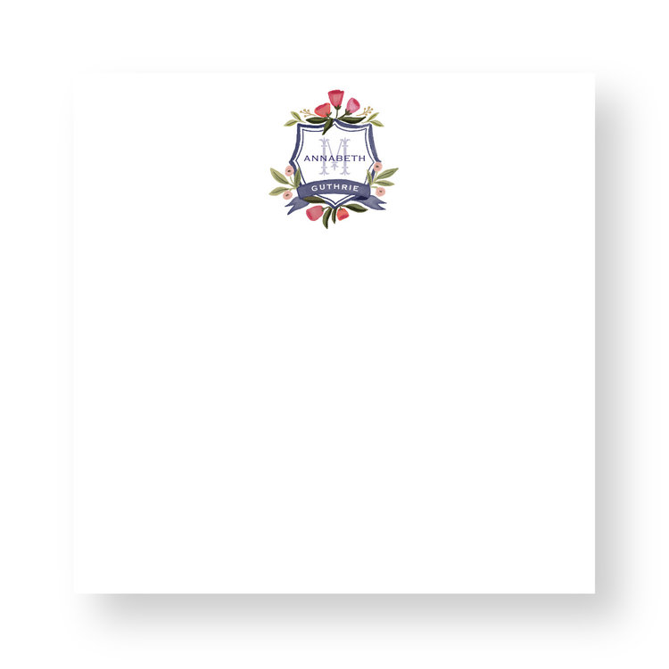 Haute Papier Couture Crest Notepad, CR-11