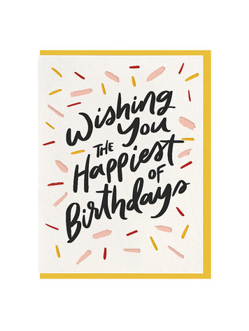 Dahlia Press Happiest Birthday