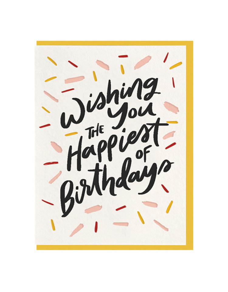 Dahlia Press Happiest Birthday