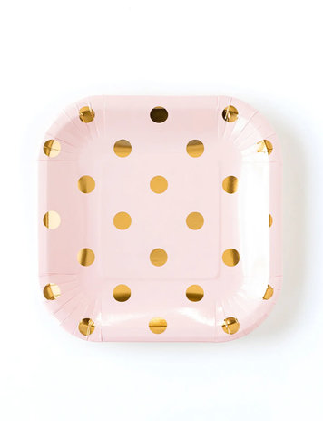 My Mind's Eye Basic Plates 7 in'' Blush