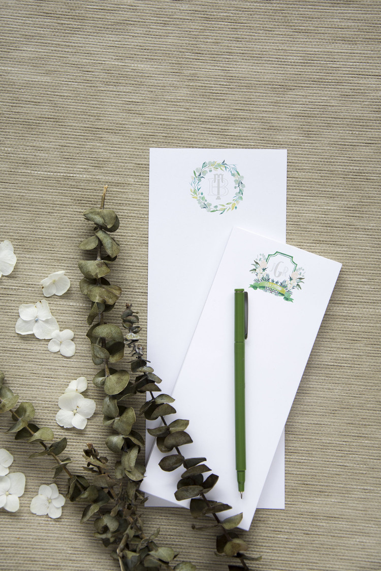 Haute Papier Couture Crest Notepad, CR-15