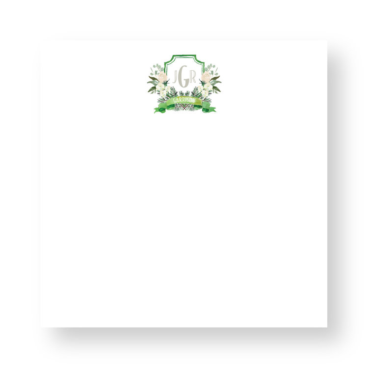 Haute Papier Couture Crest Notepad, CR-15