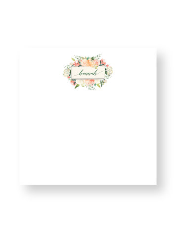 Haute Papier Couture Crest Notepad, CR-16