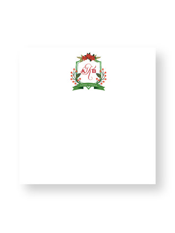 Haute Papier Couture Crest Notepad, CR-17