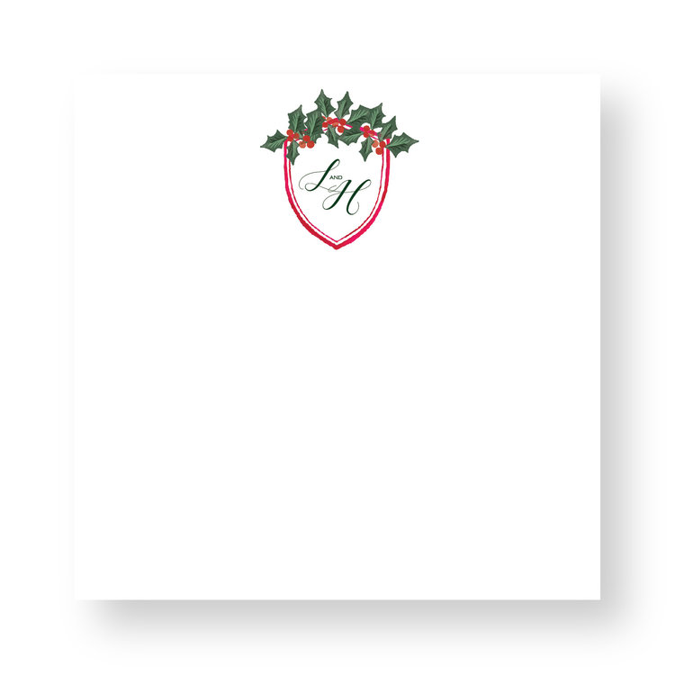 Haute Papier Couture Crest Notepad, CR-20