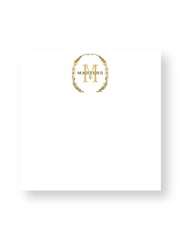 Haute Papier Couture Crest Notepad, CR-22