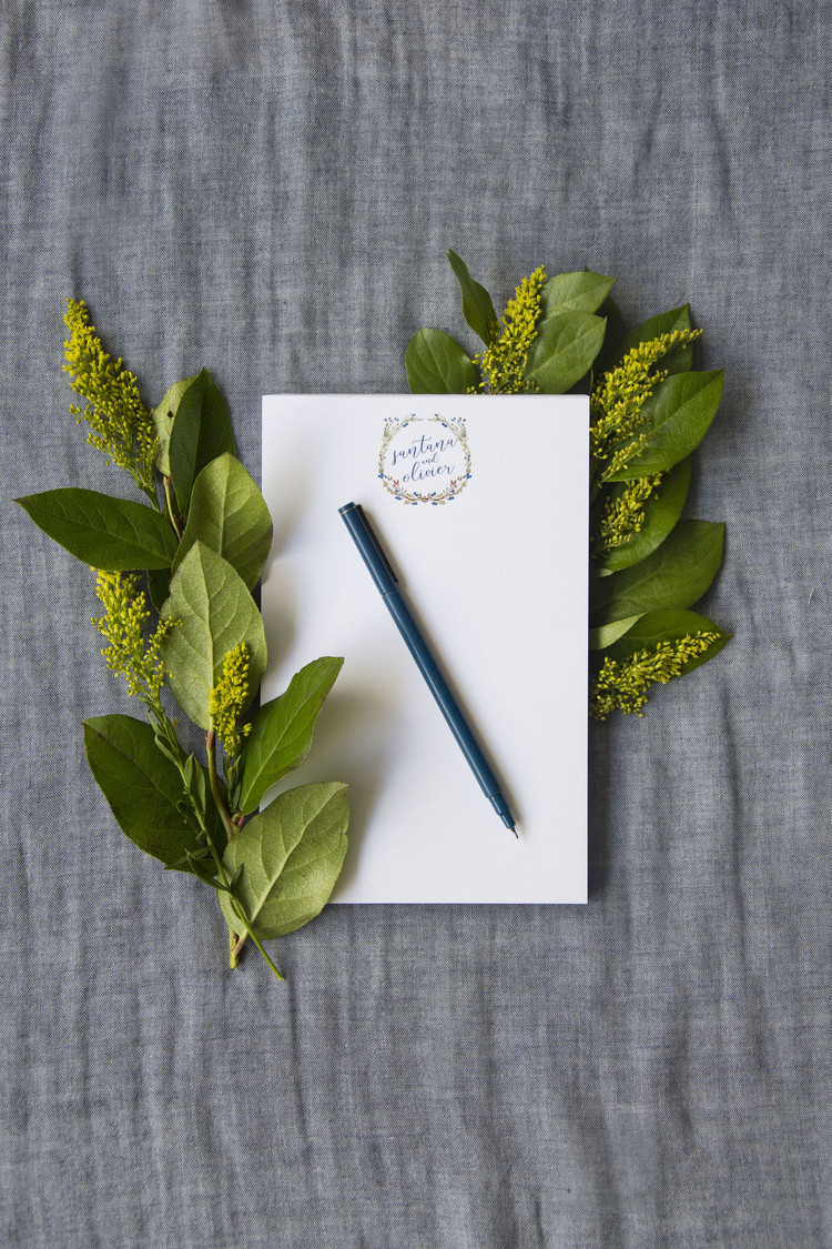 Haute Papier Couture Crest Notepad, CR-23