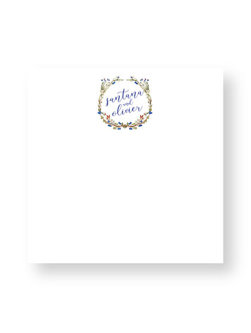Haute Papier Couture Crest Notepad, CR-23