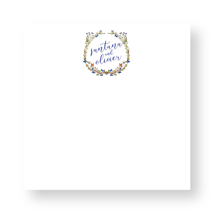 Haute Papier Couture Crest Notepad, CR-23