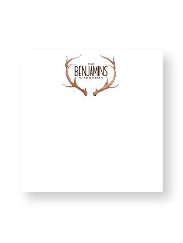 Haute Papier Couture Crest Notepad, CR-26