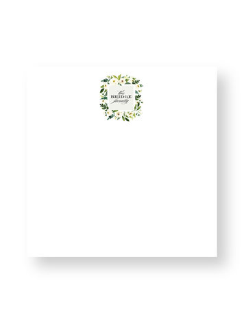 Haute Papier Couture Crest Notepad, CR-31