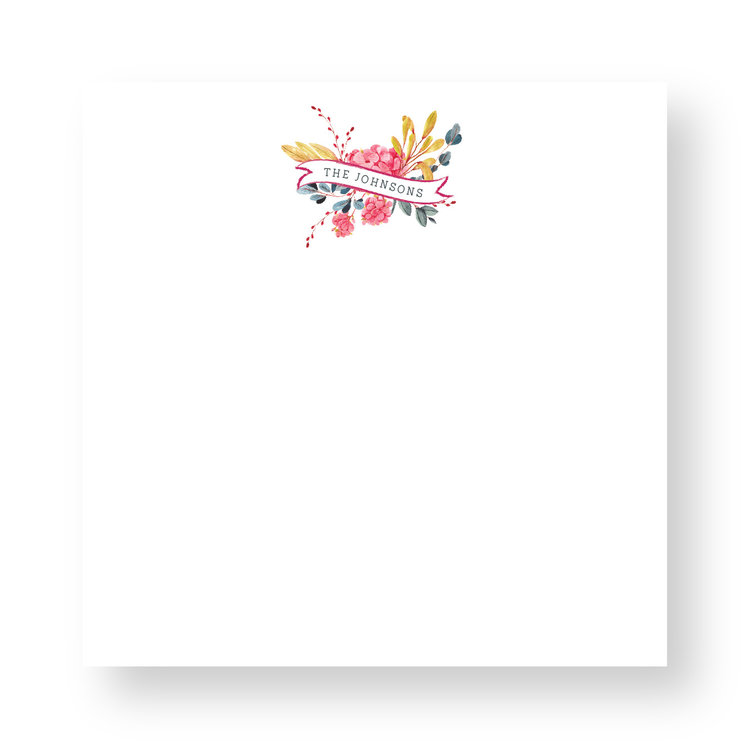 Haute Papier Couture Crest Notepad, CR-38