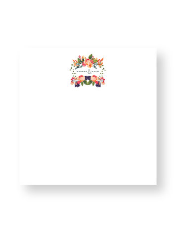 Haute Papier Couture Crest Notepad, CR-40