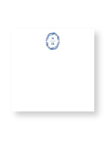 Haute Papier Couture Crest Notepad, CR-46