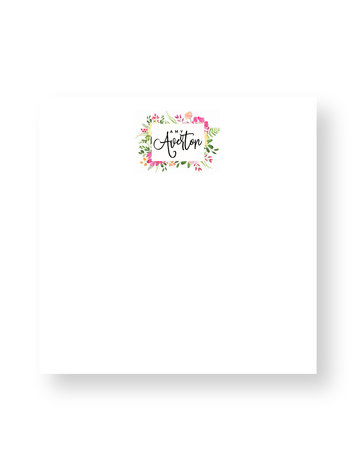 Haute Papier Couture Crest Notepad, CR-47