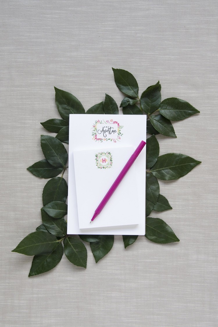 Haute Papier Couture Crest Notepad, CR-50