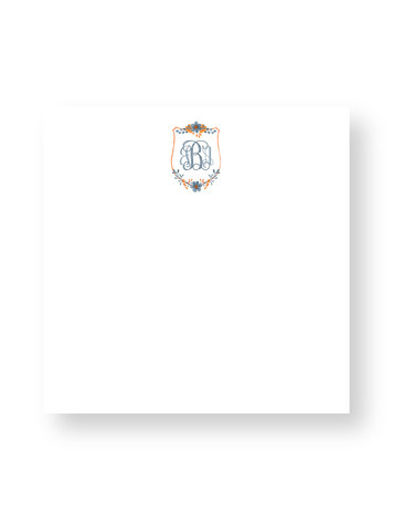 Haute Papier Couture Crest Notepad, CR-51