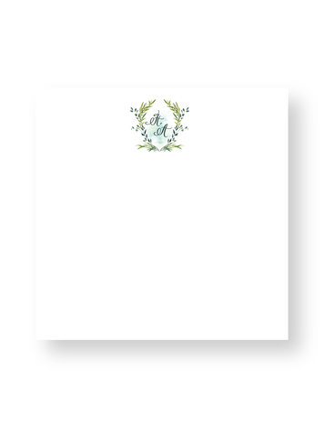 Haute Papier Couture Crest Notepad, CR-53