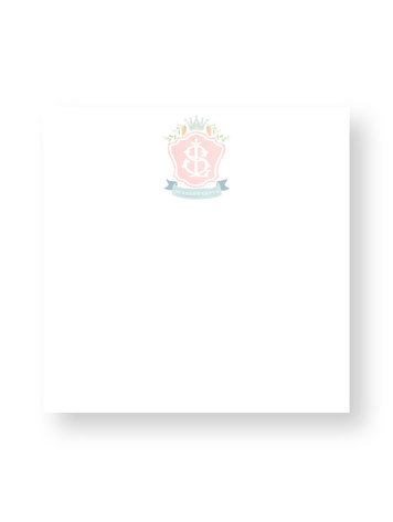 Haute Papier Couture Crest Notepad, CR-56