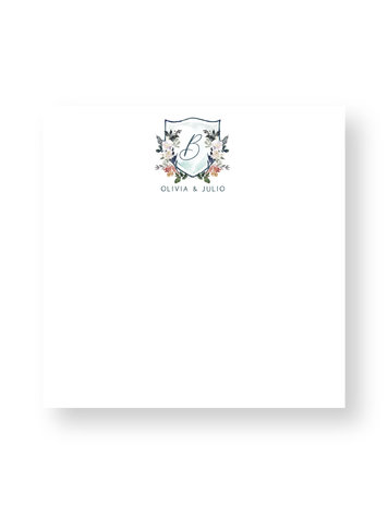 Haute Papier Couture Crest Notepad, CR-58
