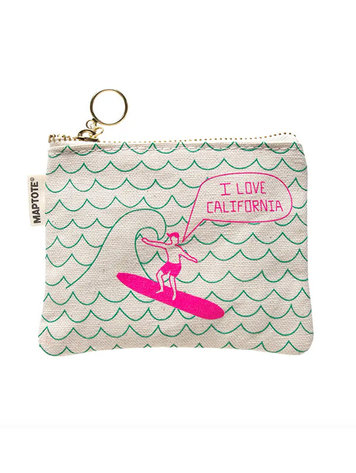 Maptote California Coin Purse