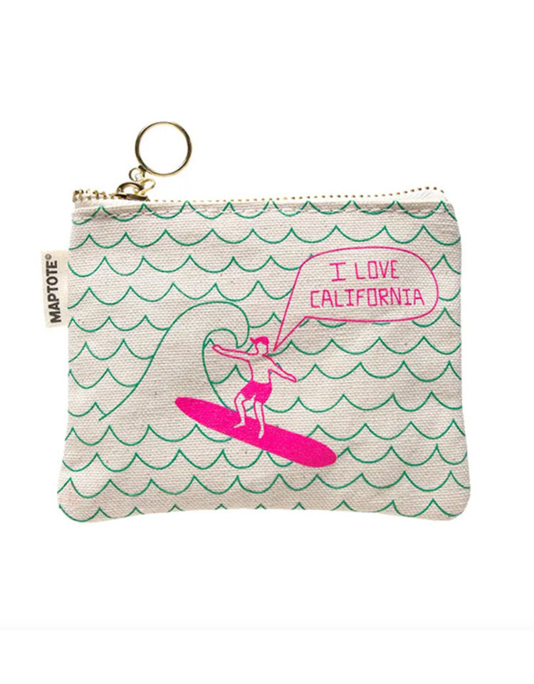 Maptote California Coin Purse