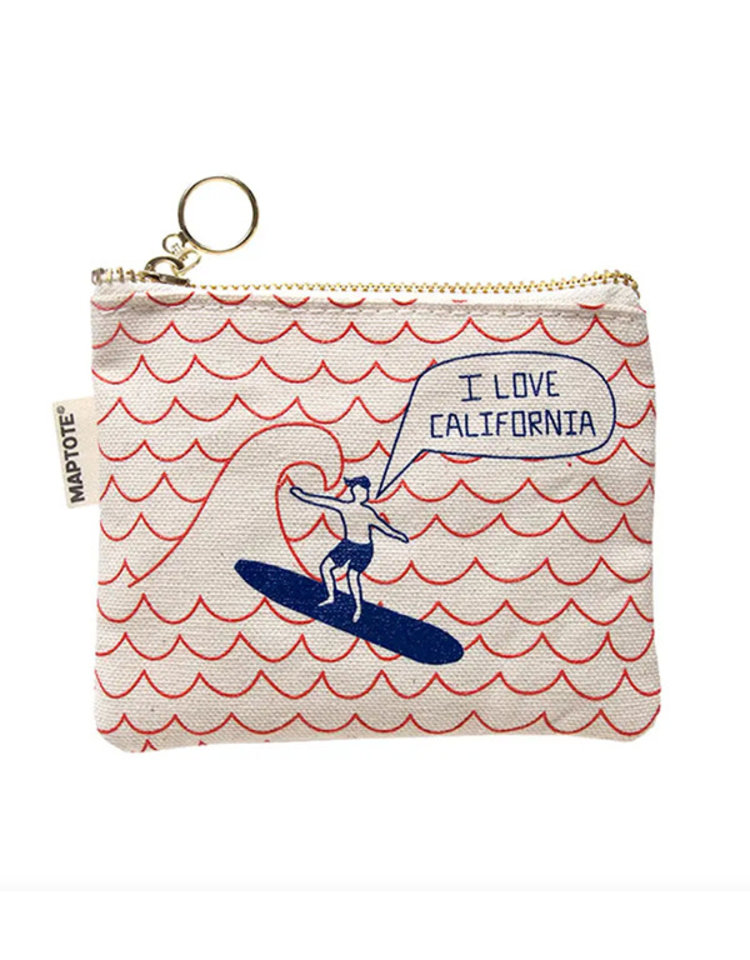 Maptote California Coin Purse