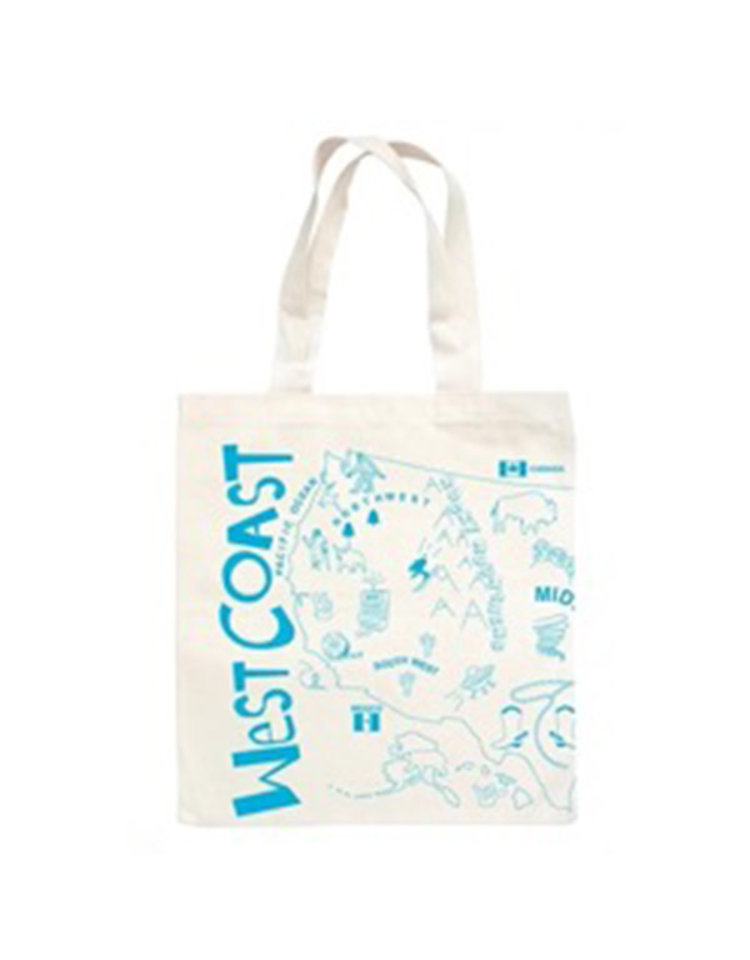 Maptote USA Blue Grocery Tote