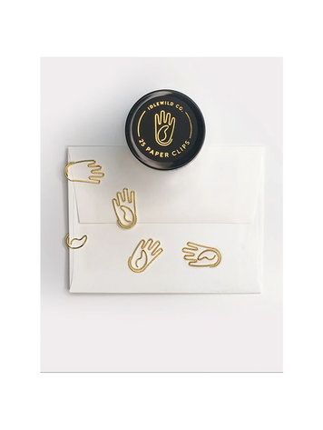Idlewild Co. Hand Gold Plated Paper Clips