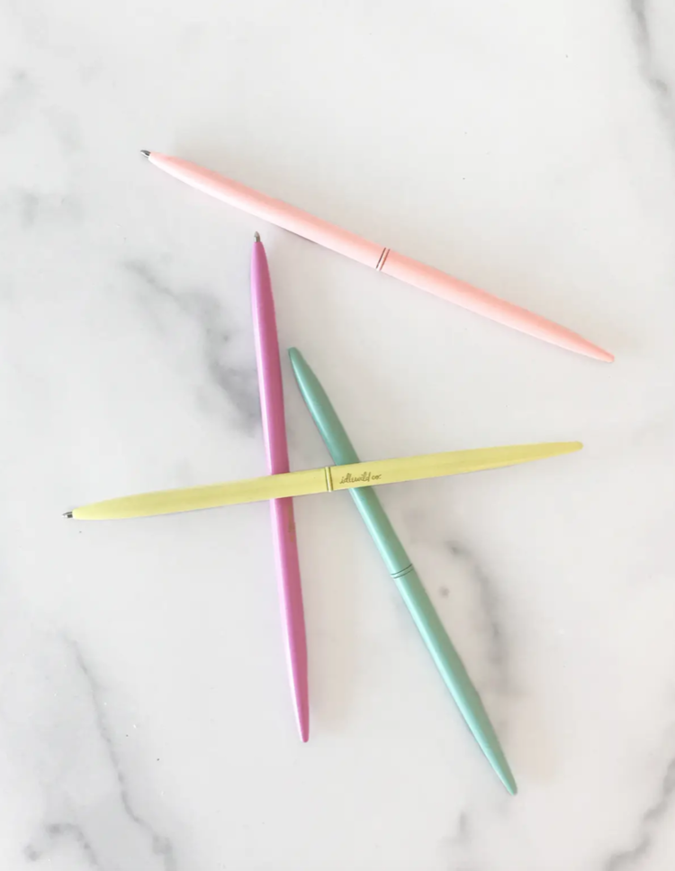 Idlewild Co. Pastel Brights Slim Pen Collection