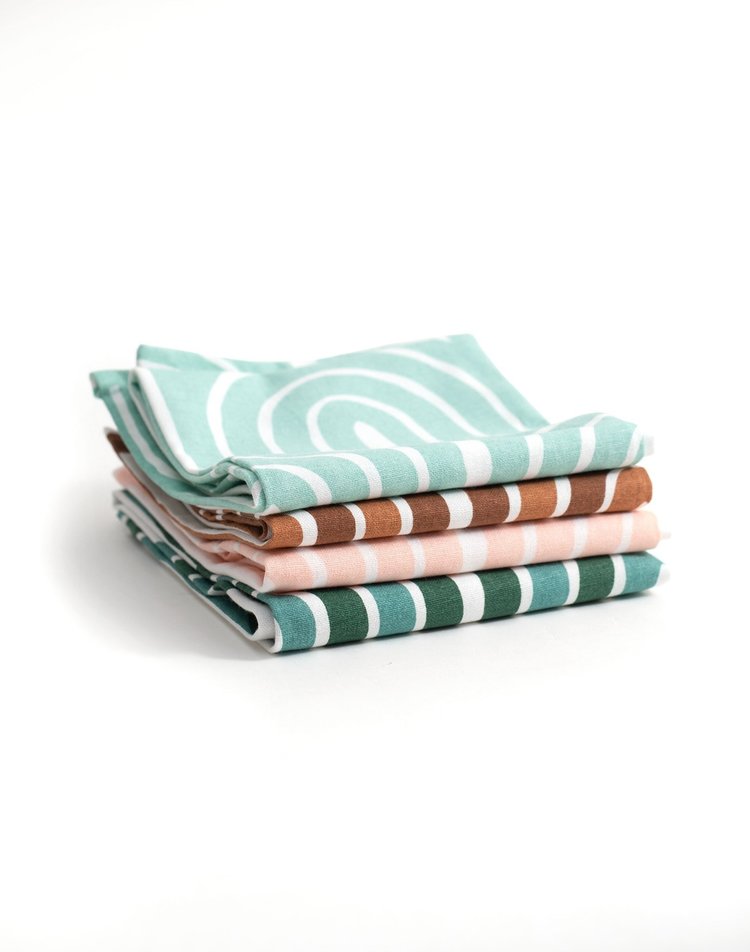 1 Canoe 2 Arches Kitchen Towel Set