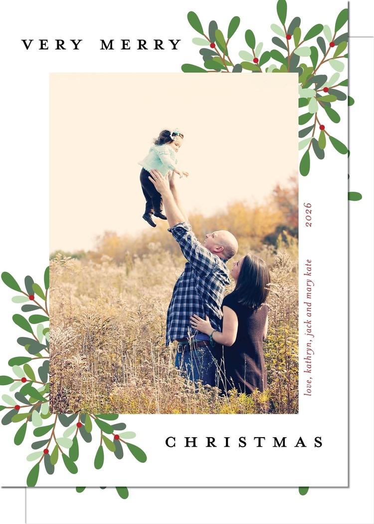 Kramer Drive Holiday Card, Merry Berry