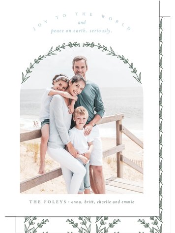 Kramer Drive Holiday Card, Seriously Arched