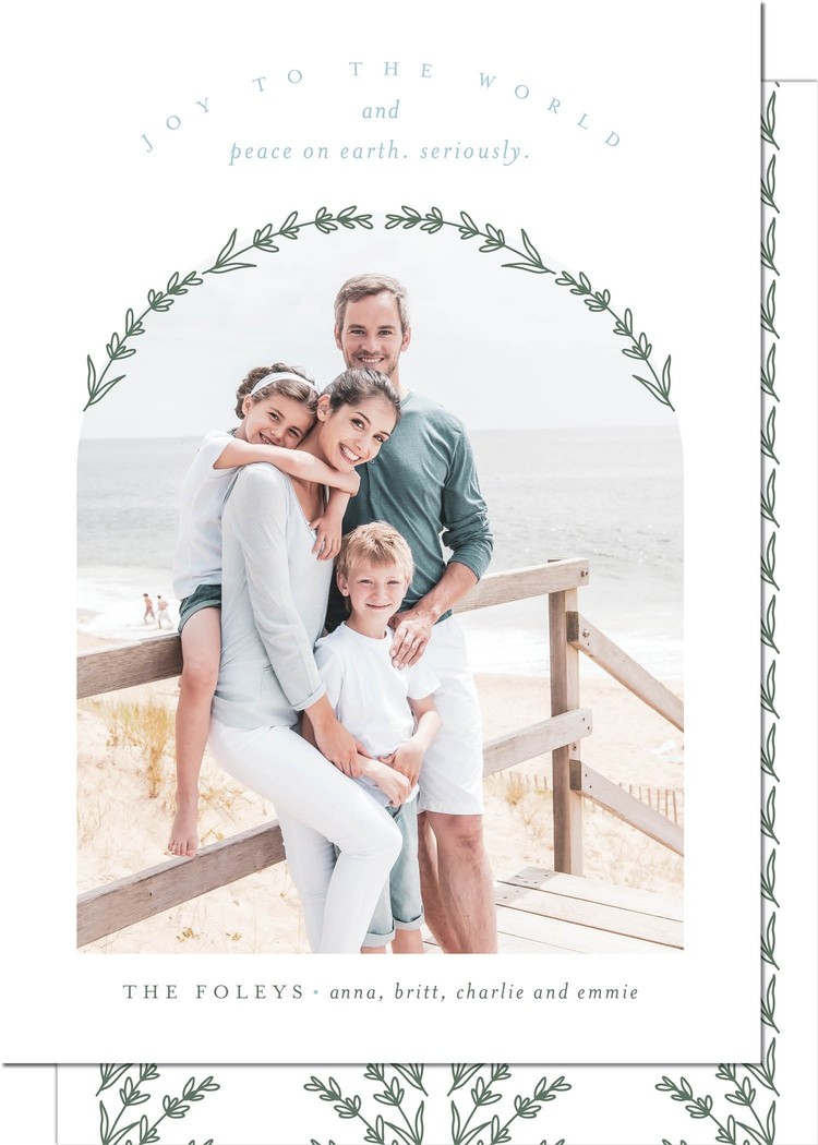 Kramer Drive Holiday Card, Seriously Arched