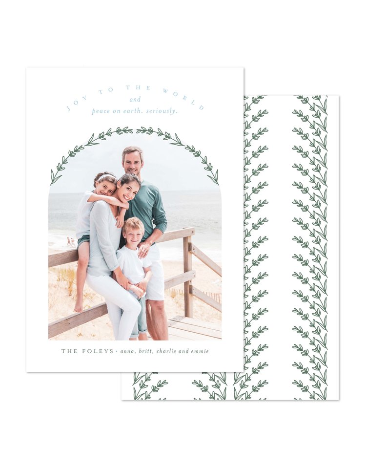 Kramer Drive Holiday Card, Seriously Arched