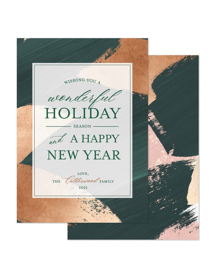 Kramer Drive Holiday Card, Wonderful Watercolor