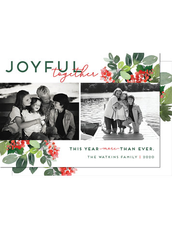 Kramer Drive Holiday Card, Joyful Together