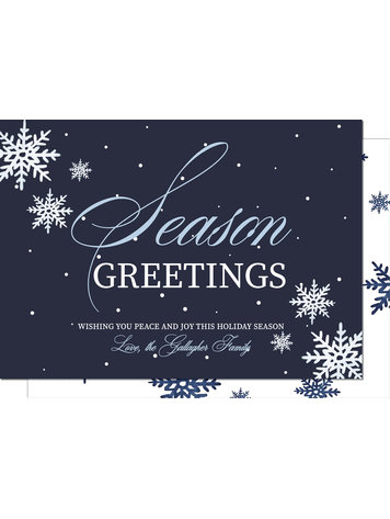 Kramer Drive Holiday Card, Snowflake Season