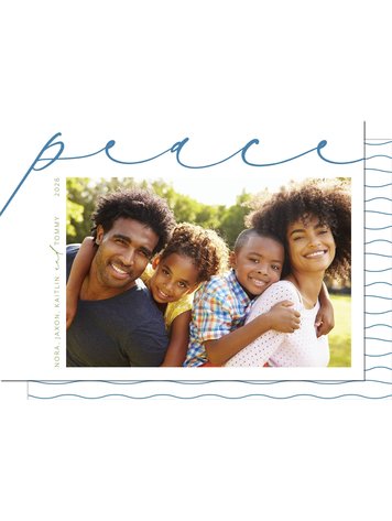 Kramer Drive Holiday Card, Waves Of Peace