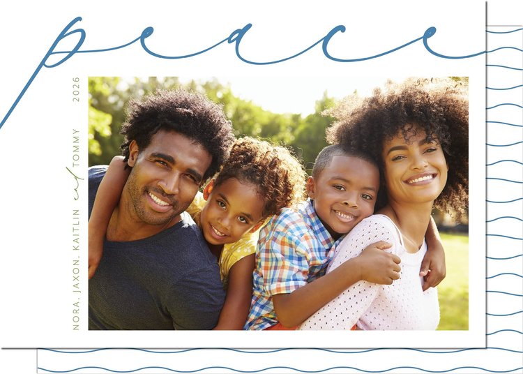 Kramer Drive Holiday Card, Waves Of Peace