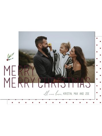 Kramer Drive Holiday Card, Extra Merry