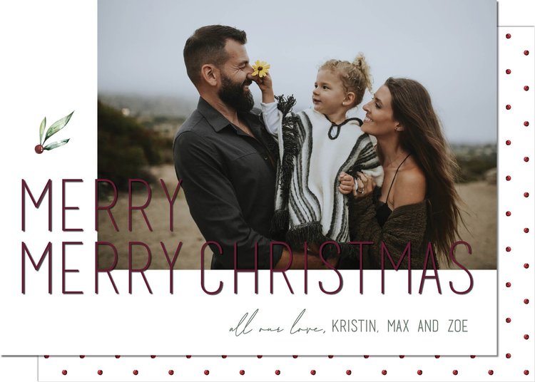 Kramer Drive Holiday Card, Extra Merry