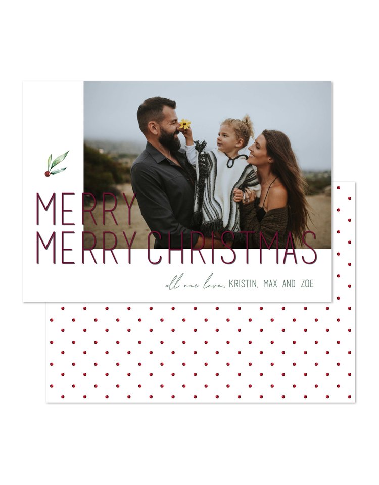 Kramer Drive Holiday Card, Extra Merry