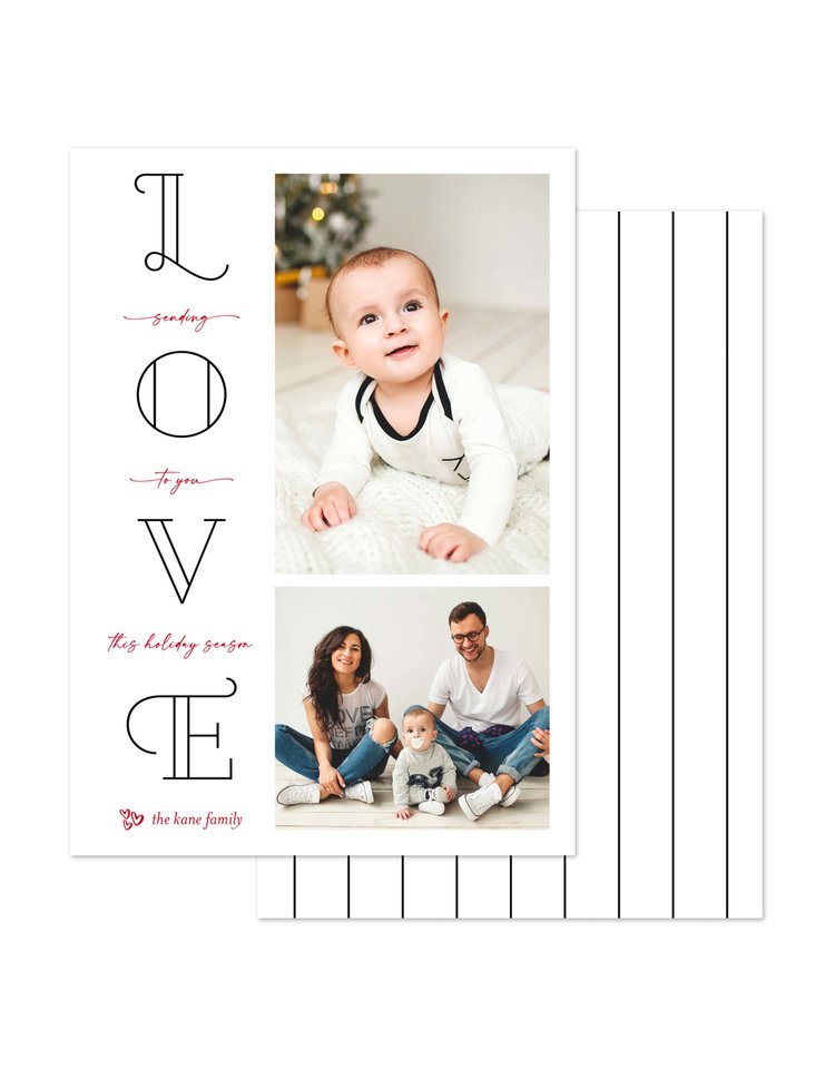 Kramer Drive Holiday Card, Seasons Of Love