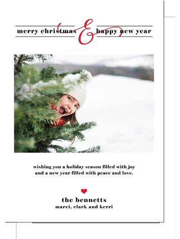 Kramer Drive Holiday Card, Ampersand Holiday