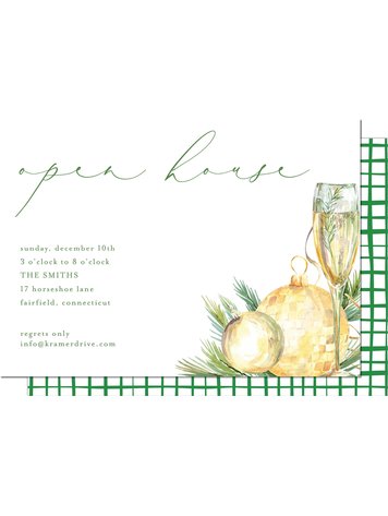 Kramer Drive Holiday Invitation, Open House